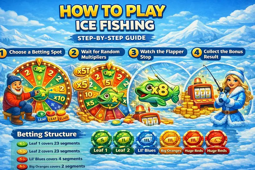 Ice Fishing step-by-step how to play guide